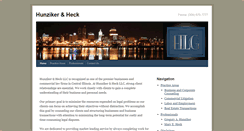 Desktop Screenshot of hunzikerlaw.com