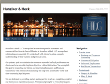 Tablet Screenshot of hunzikerlaw.com